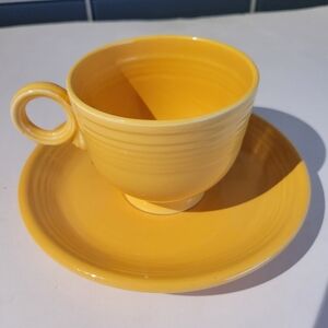 Fiestaware cup & saucer